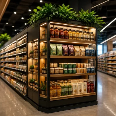 HOW SUPERMARKETS USE END OF AISLE DISPLAYS TO DRIVE SALES
