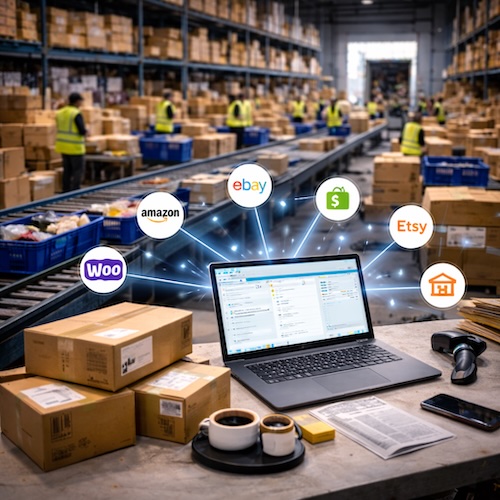 Multi-Channel eCommerce Fulfilment - Ecommerce integration in a busy Cheshire warehouse