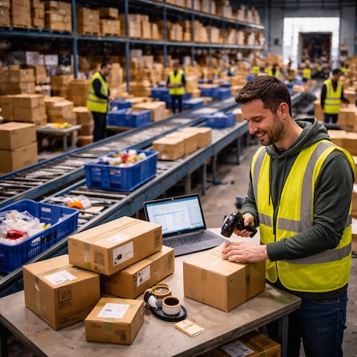 Pick and Pack Order Fulfilment by Gus Logistics from their Cheshire Warehouse