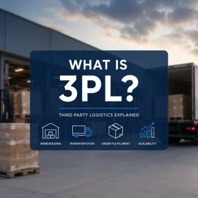 Warehouse staff picking and packing orders at a 3PL fulfilment centre