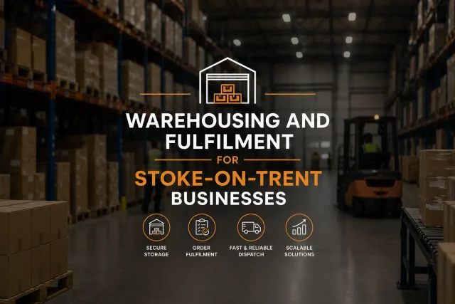 Warehouse storage and order fulfilment for Stoke-on-Trent businesses