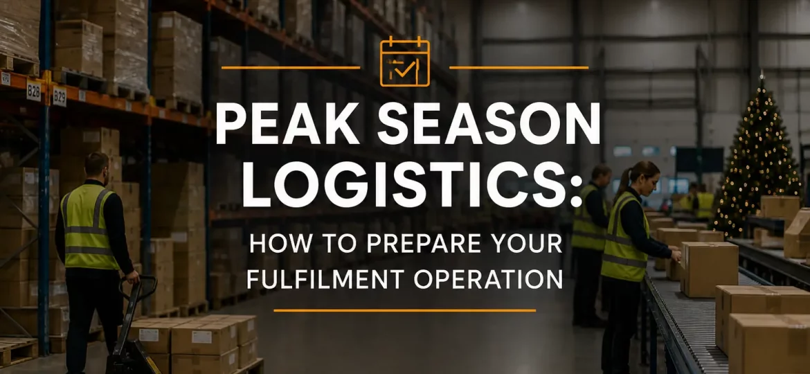 Warehouse team preparing orders during peak season fulfilment
