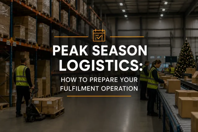 Warehouse team preparing orders during peak season fulfilment