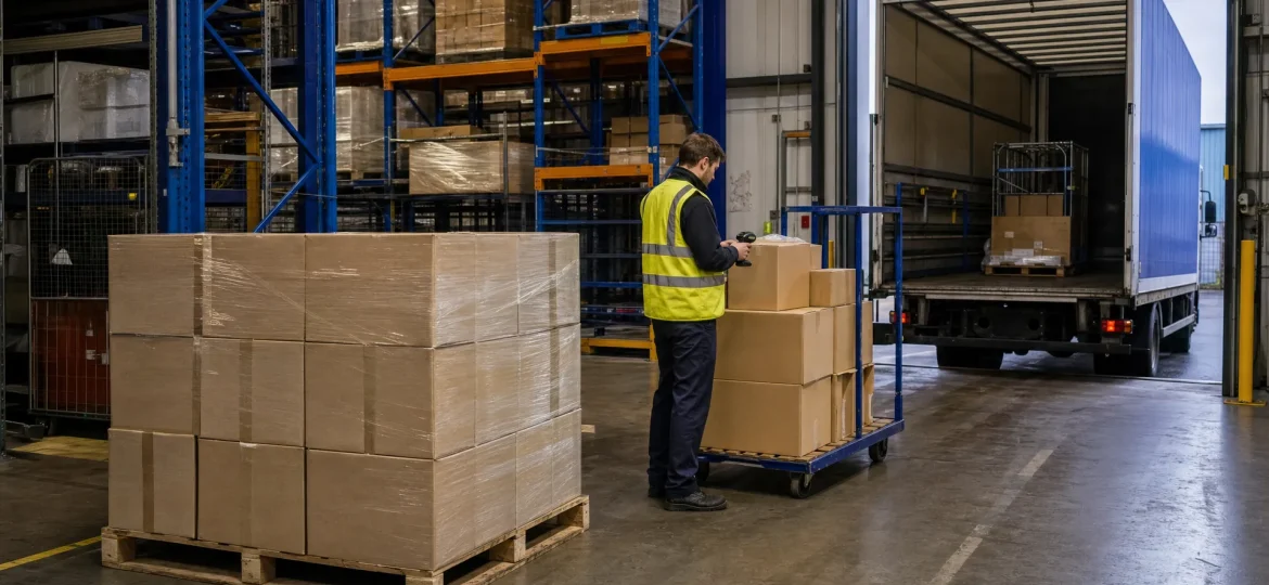 A UK warehouse releasing waitlisted stock for dispatch after demand builds.